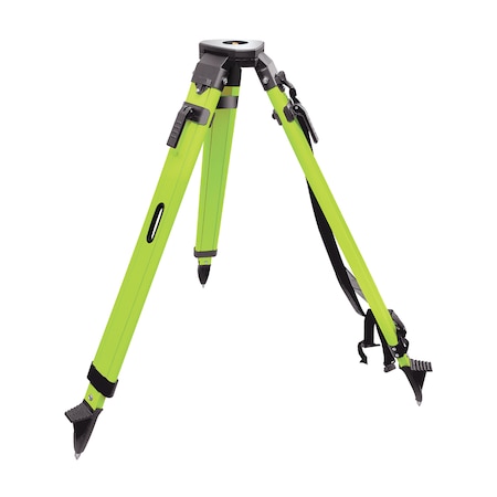 Sitepro Salamander Surveyor Quick-Clamp Fiberglass Tripod, Flo-Lime 01-SHIVIZ20-B